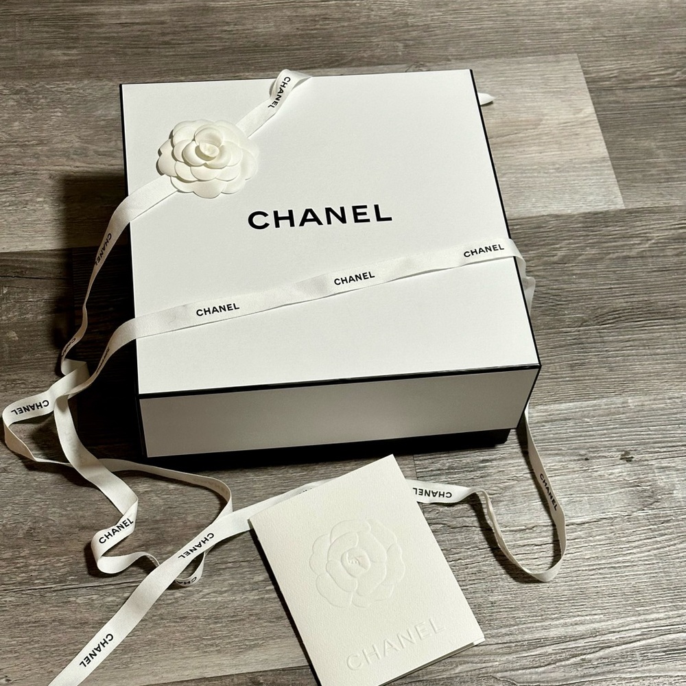 Authentic CHANEL Gift Box Set - 10.5x10.5x4.5 Inches